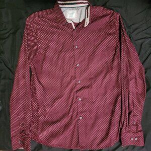 from the denim and flowers brand this is a long sleeve is a six button, button u